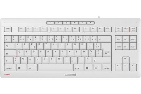 CHERRY Keyboard Stream Keyboard TKL compact pale grey