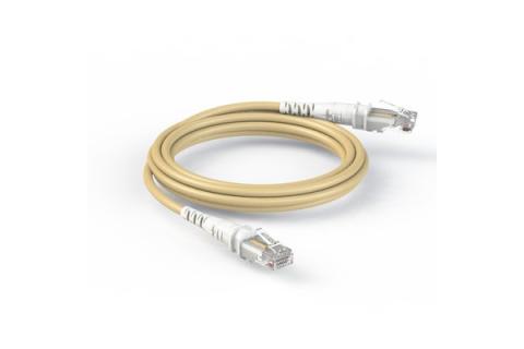 THEPATCHCORD Cat6A RJ45 Patch cable U/UTP beige - 0.9m