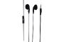 Entry-line Stereo earphones with 3,5-mm Jack- Black