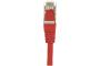 Cat5e RJ45 Patch cable F/UTP red - 0,7 m