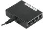 Network mini switch- 5 x 10/100 RJ45 ports- USB powered