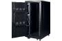 EKIVALAN Soundproof cabinet 19P 17U 750x1130 mm fine black. maple