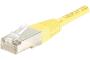 Cat6 RJ45 Patch cable F/UTP yellow - 0,5 m