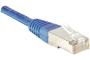 Cat6 RJ45 Patch cable F/UTP blue - 0,5 m