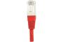 Cat5e RJ45 Patch cable F/UTP red - 3 m
