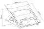 Adjustable notebook 11-15   Aluminium stand