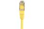 Cat5e RJ45 Patch cable F/UTP yellow - 0,3 m