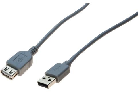 Alargador USB Tipo A-A M/H 3 m