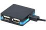 Hub USB 2.0 HighSpeed - 4 puertos + LED