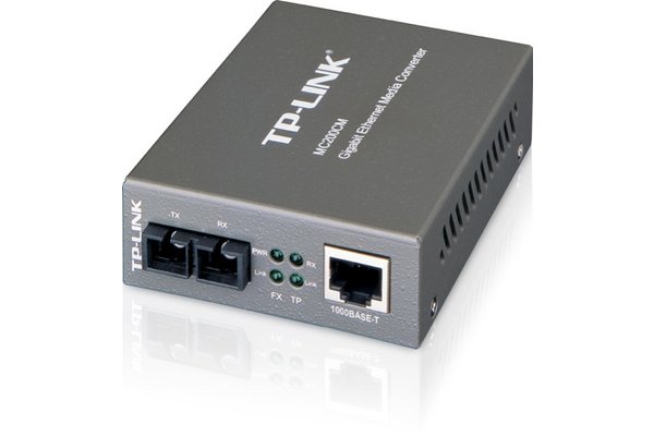 Convertidor TP-Link RJ45 Gigabit/fibra óptica multimodo