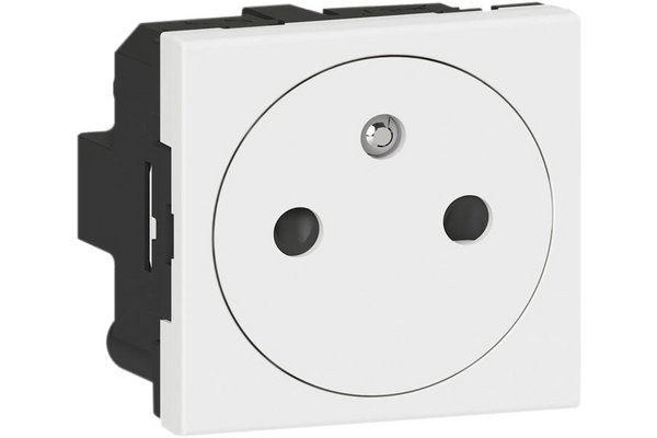 Caja de pared canaleta de corriente equipada 2P + T16 A 45 x