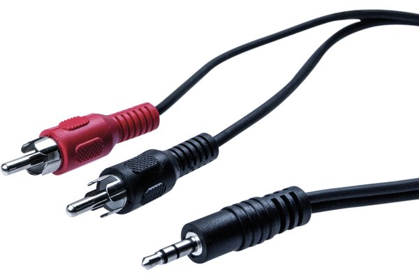 Cable 1 Jack/2RCA - 3,00 m