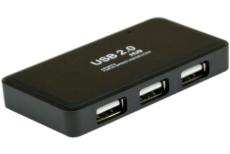 Hub USB 2.0 HighSpeed - 4 puertos + LED