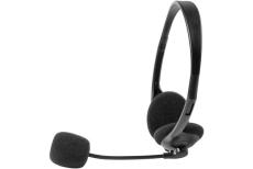 Stereo Headset with Microphone and Adjustable Volume Control