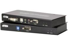 USB DVI Dual Link KVM Extender with Audio and RS-232 (60m)
