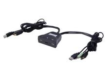 DEXLAN KVM   In Cable   HDMI / USB / SPK - 2 Host