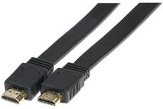 HDMI High Speed flat cord Black- 1.50 m