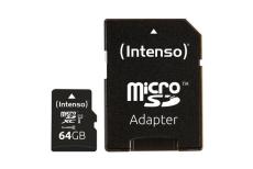 INTENSO MicroSDHC card UHS-I Premium Class 10 - 64 Gb