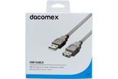 DACOMEX Alargador USB 2.0 Tipo-A - Tipo-A - 2 m