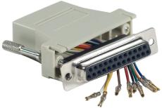 DB25 female to RJ-45 adapter