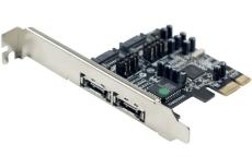 PCI-Express to SATA Controller Dual Channel- 2 int/2 ext P