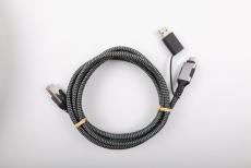 USB-C/A to RJ45 active GigaLAN NIC CABLE - 2m