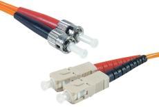 Cable de fibra óptica ST/SC 50/125 - 1 m