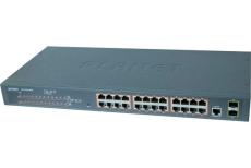 PLANET GS-4210 PoE+ Gigabit Ethernet Switch 300W 24 P+2SFP
