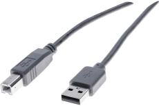 Latiguillo compatible  USB2.0 AB M/M - 0,60m precios