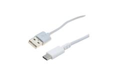 Essential USB to USB-C PD Cable (20cm) - White