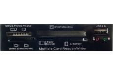 Floppy card reader for 3  1/2 server 16 in 1- Black