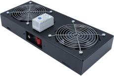 EKIVALAN Kit of 2 fans with thermostat for CEPA black box