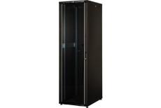 EKIVALAN Network cabinet Eco 22U 600 x 800, glass, metal (black)
