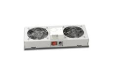 EKIVALAN Kit of 2 fans with thermostat for gray CEIP box