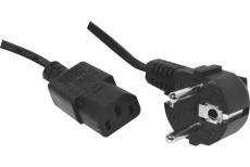 Cable de corriente eléctrica estándar negro de 2,50 m