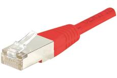 Cat6 RJ45 Patch cable F/UTP red - 0,5 m