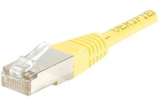 Cat6 RJ45 Patch cable F/UTP yellow - 5 m
