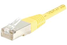 Cat5e RJ45 Patch cable F/UTP yellow - 3 m