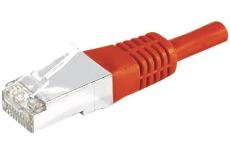 DEXLAN Cat6A RJ45 Patch cable S/FTP red - 10 m