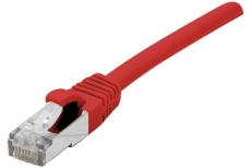 Cat6 RJ45 Patch cable F/UTP LSZH snagless red - 25 m