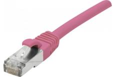 Cat6 RJ45 Patch cable F/UTP LSZH snagless pink - 1 m