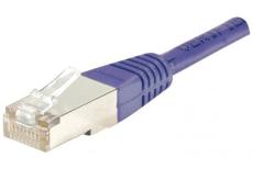 Cat6 RJ45 Patch cable S/FTP purple - 1 m