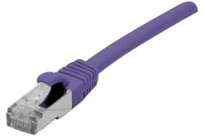 DEXLAN Cat6A RJ45 Patch cable S/FTP LSZH snagless purple - 15 m