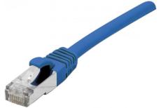 Cat6A RJ45 Patch cable S/FTP TPE ecofriendly snagless blue GRS certified - 5m